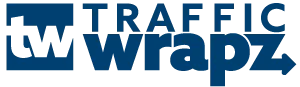 trafficwrapz blue and white logo